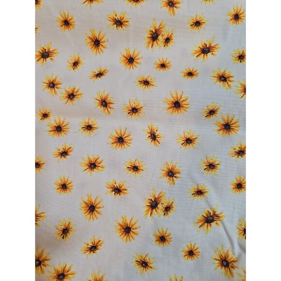 Weworewhat Smocked Midi Ditsy Dasies Ivory dress size XL New - Picture 15 of 15